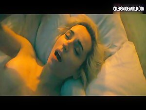 Zoe Lister-Jones undressing, underwear scene in Slip (2023) 11