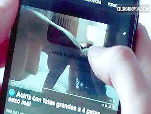 Joana Vilapuig Nude, breasts scene in Selftape (2023) 19