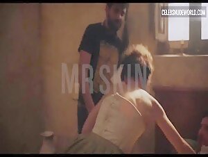 Mireia Vilapuig Cleavage, Corset scene in Selftape (2023) 12