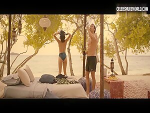 Carolina Miranda breasts, bikini scene in Fake Profile (2023) 11