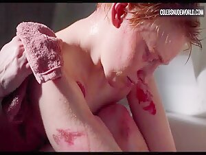 Bobbi Salvör Menuez Redhead, Washing scene in My Animal (2023) 18