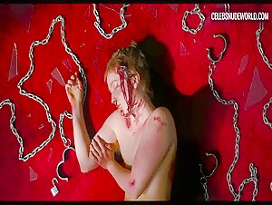 Bobbi Salvör Menuez Redhead, Washing scene in My Animal (2023) 4