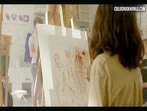 Celine Andre butt, breasts scene in Between Us (2023)