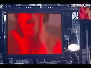 Liz Jordan, Lexi Lore bush, lesbian scene in AIMEE: The Visitor (2023) 17