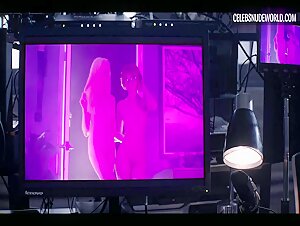 Liz Jordan, Lexi Lore bush, lesbian scene in AIMEE: The Visitor (2023) 3