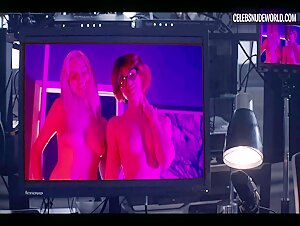 Liz Jordan, Lexi Lore bush, lesbian scene in AIMEE: The Visitor (2023)