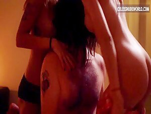 Maria Bakalova, Yoanna-Izabella Varbanova Lesbian, Butt scene in Transgression (2018) 4