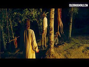 Jenna Thiam Nude, Ritual scene in Capri-Revolution (2018) 17