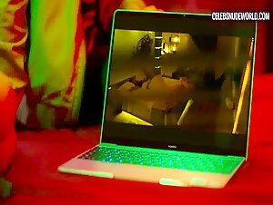 Aislinn Derbez Underwear, Laptop scene in The House of Flowers (2018-2020) 1