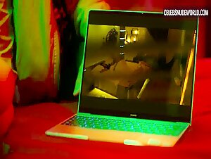 Aislinn Derbez Underwear, Laptop scene in The House of Flowers (2018-2020) 2