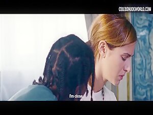 Cleo Tavares, Maria Leite Areola, Lesbian scene in Diamantino (2018) 2