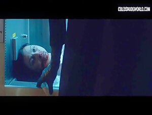 Jennifer Gjulameti Wound, Bloody scene in Chimera Strain (2018) 1