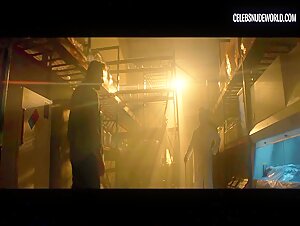 Jennifer Gjulameti Wound, Bloody scene in Chimera Strain (2018) 15