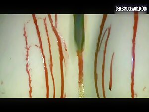 Alicia Seguin Tattoo, Butt scene in Blood Prism (2017) 16