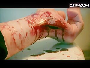 Alicia Seguin Tattoo, Butt scene in Blood Prism (2017) 4