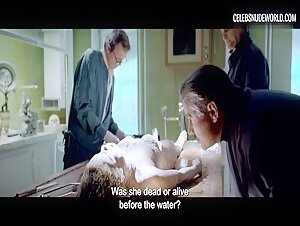 Eszter Csepai breasts, bush scene in Strangled (2016) 4