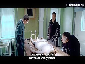 Eszter Csepai breasts, bush scene in Strangled (2016) 8