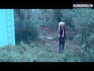 Eszter Csepai bush, breasts scene in Strangled (2016) 13