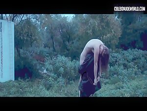 Eszter Csepai bush, breasts scene in Strangled (2016) 2