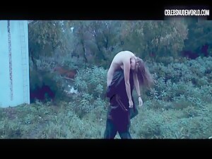Eszter Csepai bush, breasts scene in Strangled (2016) 3