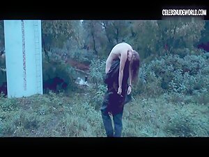 Eszter Csepai bush, breasts scene in Strangled (2016) 4