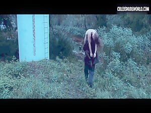 Eszter Csepai bush, breasts scene in Strangled (2016) 8