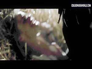 Eszter Csepai bush, breasts scene in Strangled (2016) 1