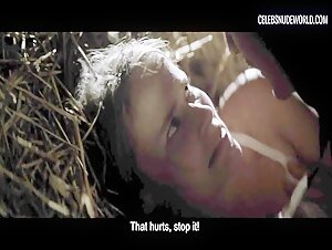 Eszter Csepai bush, breasts scene in Strangled (2016) 3