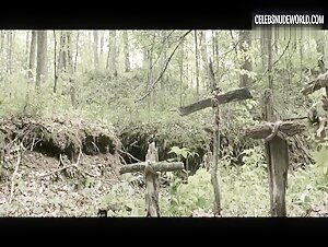 Alyss Winkler, Brigid Macaulay breasts, bush scene in Plank Face (2016) 1