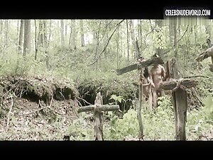 Alyss Winkler, Brigid Macaulay breasts, bush scene in Plank Face (2016) 9
