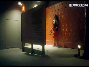 Madison McKinley, Sugar Lyn Beard Nude, Lockers scene in Palm Swings (2017) 2