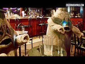 Allison Maier, Alyss Winkler Stripclub, Underwear scene in Space Babes from Outer Space (2017) 1