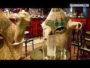 Allison Maier, Alyss Winkler Stripclub, Underwear scene in Space Babes from Outer Space (2017) 16