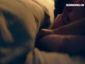 Elisabeth Moss Kissing, Breasts scene in The Handmaid's Tale (2017-2022) 12