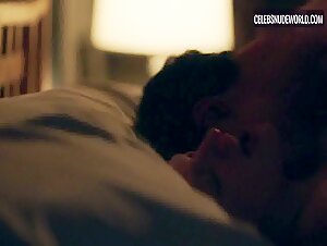 Elisabeth Moss Kissing, Breasts scene in The Handmaid's Tale (2017-2022) 15