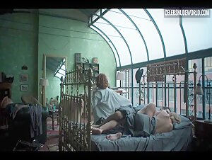 Ana Polvorosa Threesome, Breasts scene in Cable Girls (2017-2020) 17