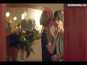 Ana Polvorosa, Ana Fernandez Blonde, Lesbian scene in Cable Girls (2017-2020) 11