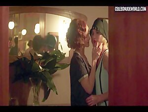 Ana Polvorosa, Ana Fernandez Blonde, Lesbian scene in Cable Girls (2017-2020) 12