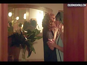 Ana Polvorosa, Ana Fernandez Blonde, Lesbian scene in Cable Girls (2017-2020) 9