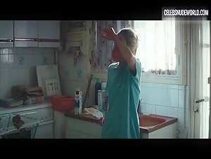 Marina Foïs Undressing, Kitchen scene in Faultless (2016) 1