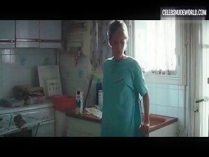 Marina Foïs Undressing, Kitchen scene in Faultless (2016) 5
