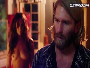Amanda Barton Brunette, Breasts scene in The Amityville Terror (2016)