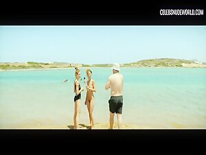 Elli Tringou, Hara Kotsali bush, breasts scene in Suntan (2016) 8