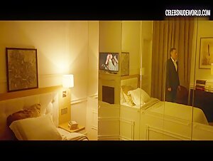 Imogen Poots, Sarah Molasky breasts, underwear scene in Frank & Lola (2016) 1