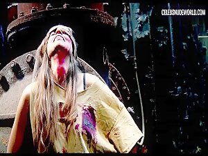 Candice Starks Blonde, Axe scene in Survival Knife (2016) 10