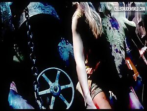 Candice Starks Blonde, Axe scene in Survival Knife (2016) 16