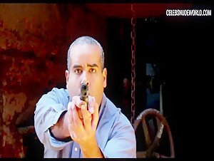 Melissa Troughtzmantz Bloody scene in Survival Knife (2016) 16
