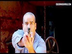 Melissa Troughtzmantz Bloody scene in Survival Knife (2016) 17