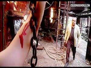 Melissa Troughtzmantz Bloody scene in Survival Knife (2016)