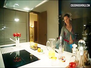 Karolina Lodyga Drinking, Thong scene in Kommissarin Heller: Hitzschlag (2016) 1